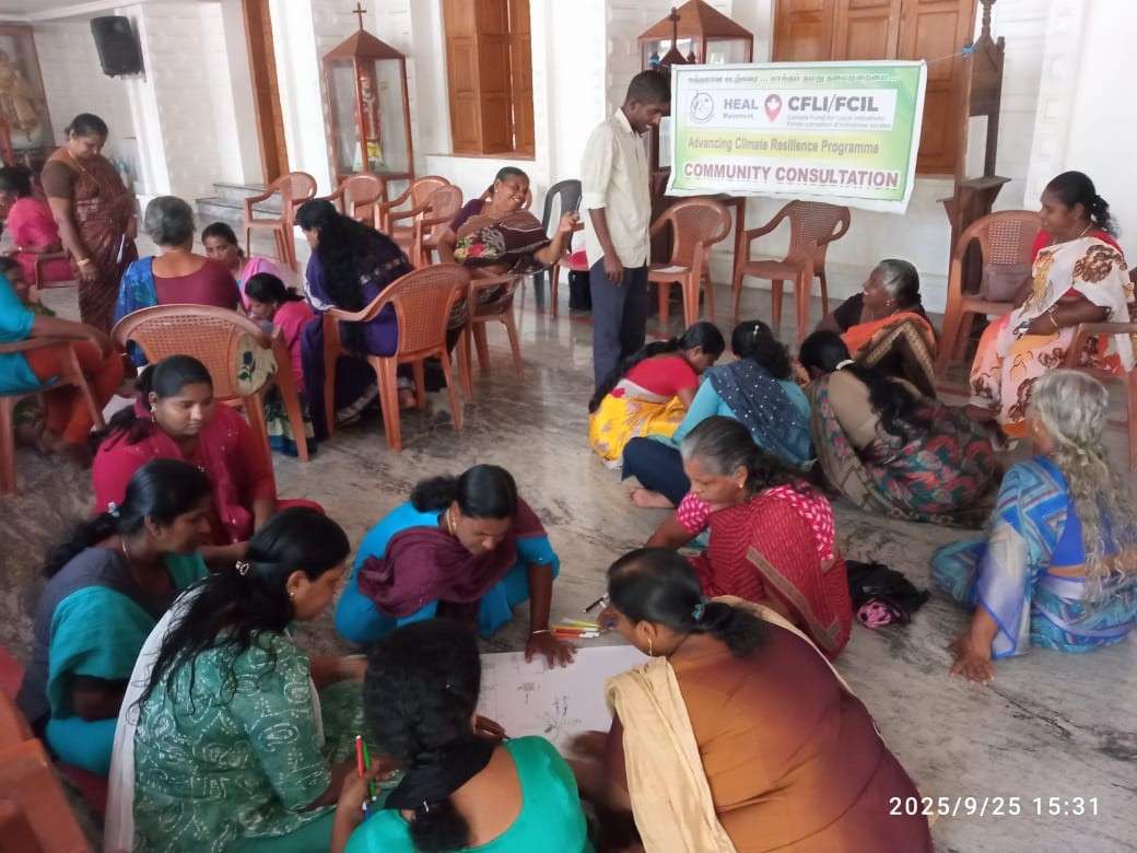 School eco-club Earth Day celebration in Kanyakumari coastal school