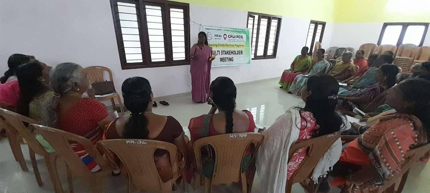 Dalit family benefiting from goat rearing livelihood asset, Tirunelveli