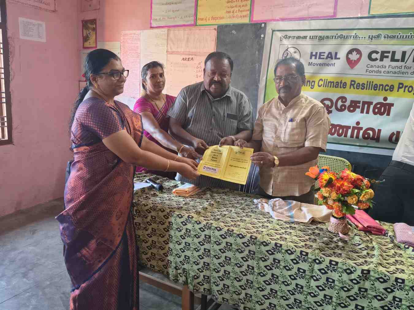 Women receiving vocational skills training in Kanyakumari